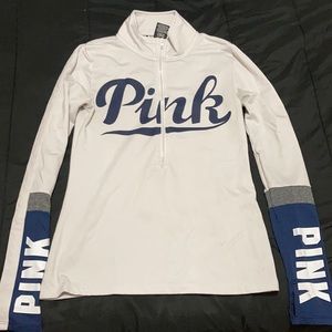 Pink shirt/thin sweater